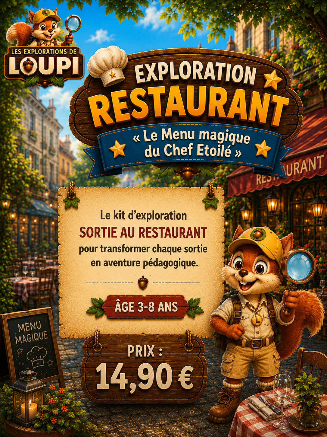 Le Menu magique du Chef Etoilé