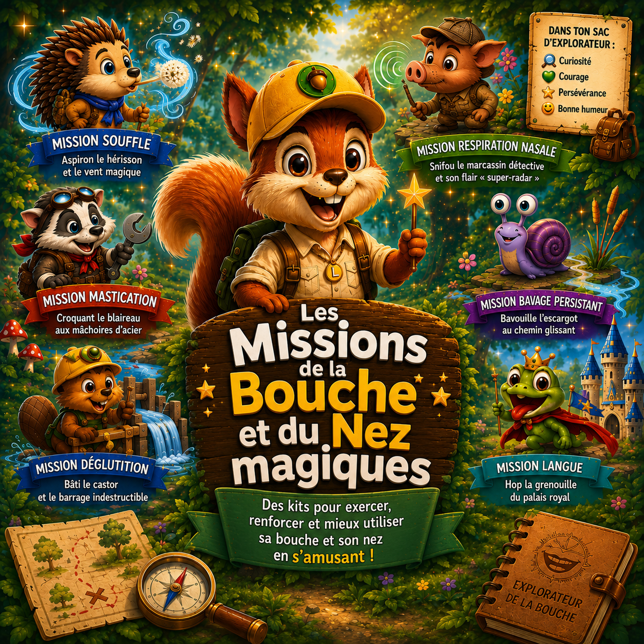 Les Missions de la Bouche et du Nez magiques