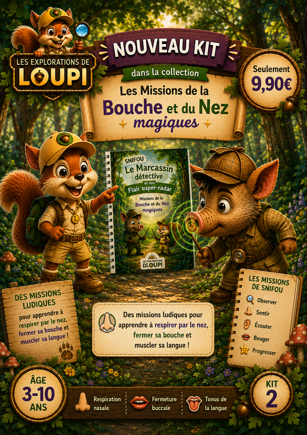 Snifou Le Marcassin Détective et son Flair Super Radar